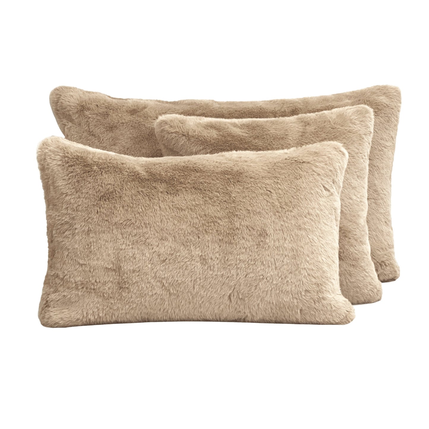 Coussin fausse fourrure - Chamonix - Lin - Haomy