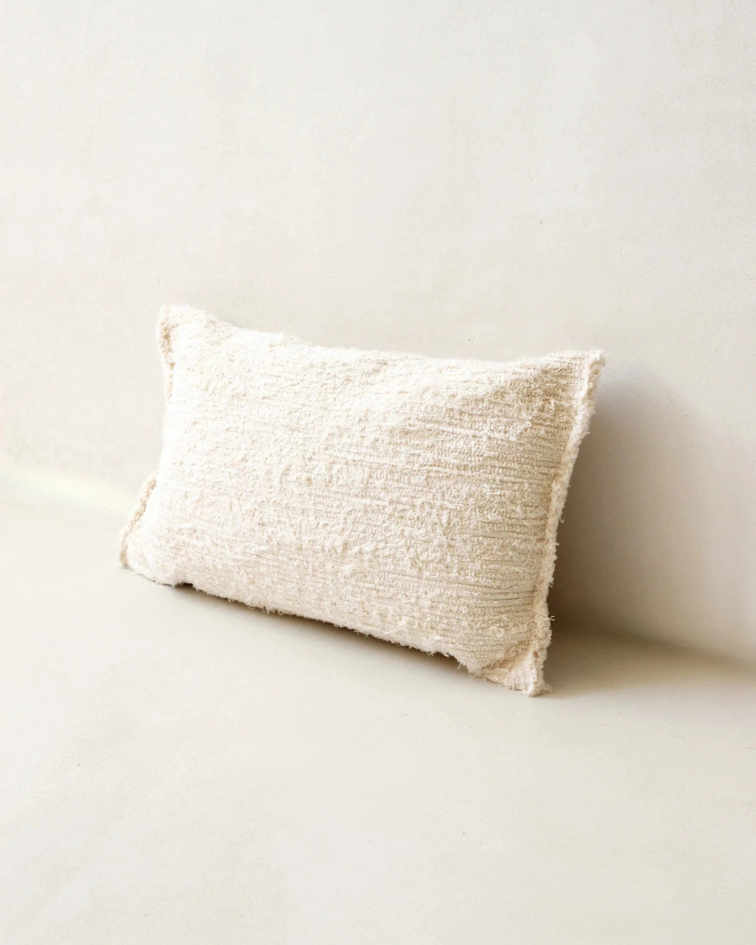 Coussin GAOU – Coton recyclé crème – 40 x 60 cm - Masamé