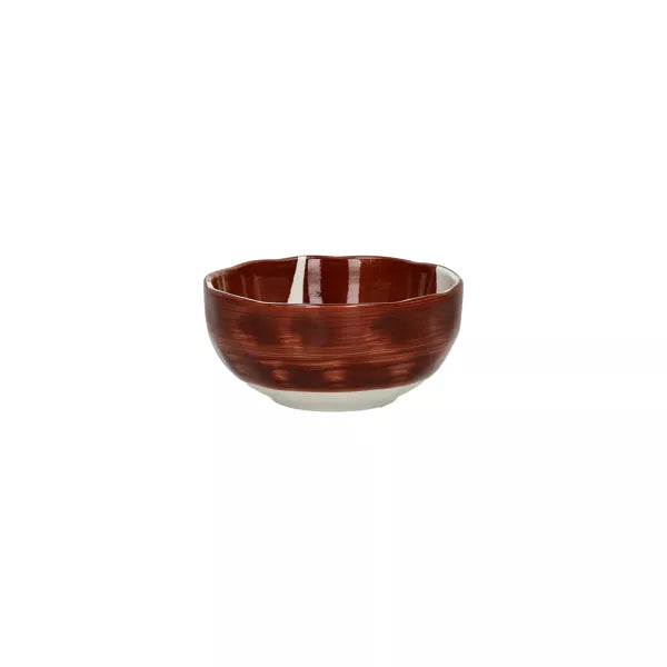 Bol céréales - porcelaine - DIA 11,2 x H 5,4 cm - rouille - LABO