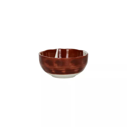 Bol céréales - porcelaine - DIA 11,2 x H 5,4 cm - rouille - LABO