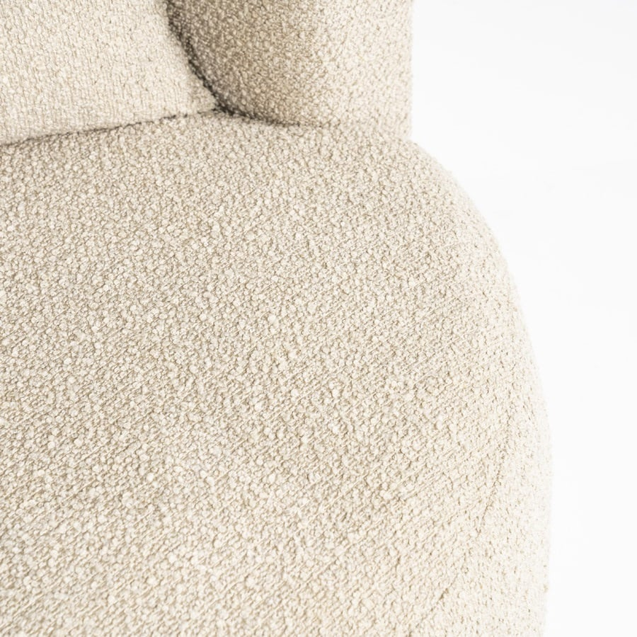 Fauteuil Armoni – bouclé écru