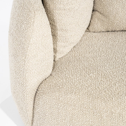 Fauteuil Armoni – bouclé écru