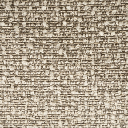 Chaise pivotante Dune - tissu bouclé beige & chêne clair