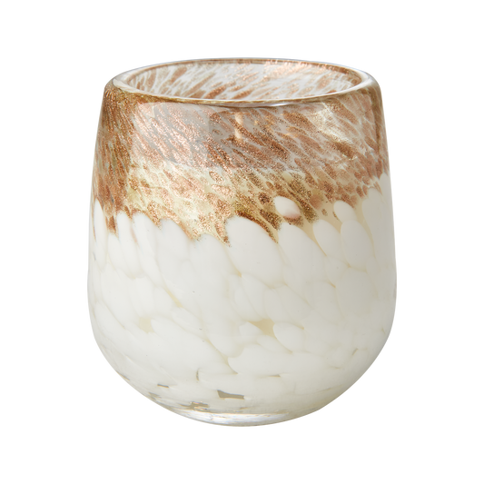 Bougies parfumées Wild en cire de soja - Fresh Linen - Blanc et Doré