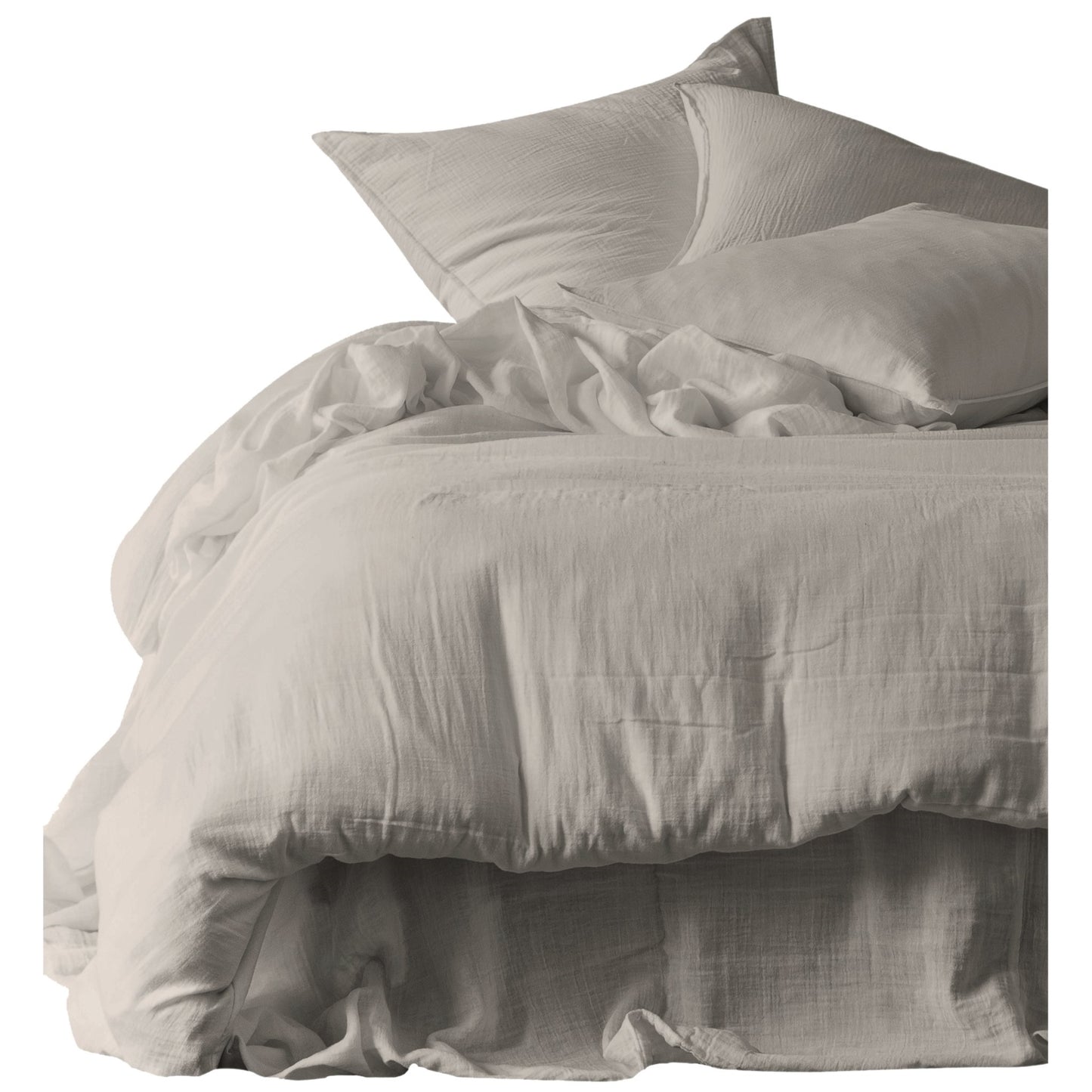 Lot de 2 taies d'oreiller - Mykonos - Lin - Haomy