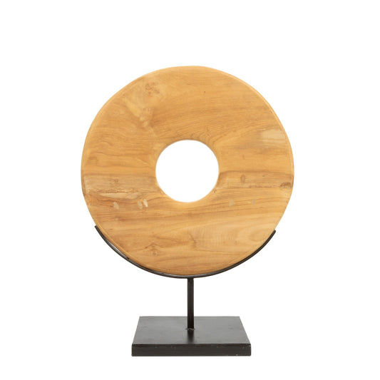 Le Disque En Teak Sur Pied - M