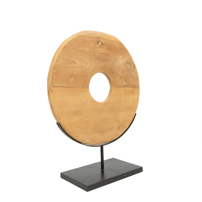 Le Disque En Teak Sur Pied - M