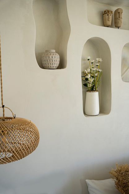 Le Vase Sneaky - Blanc Naturel - S