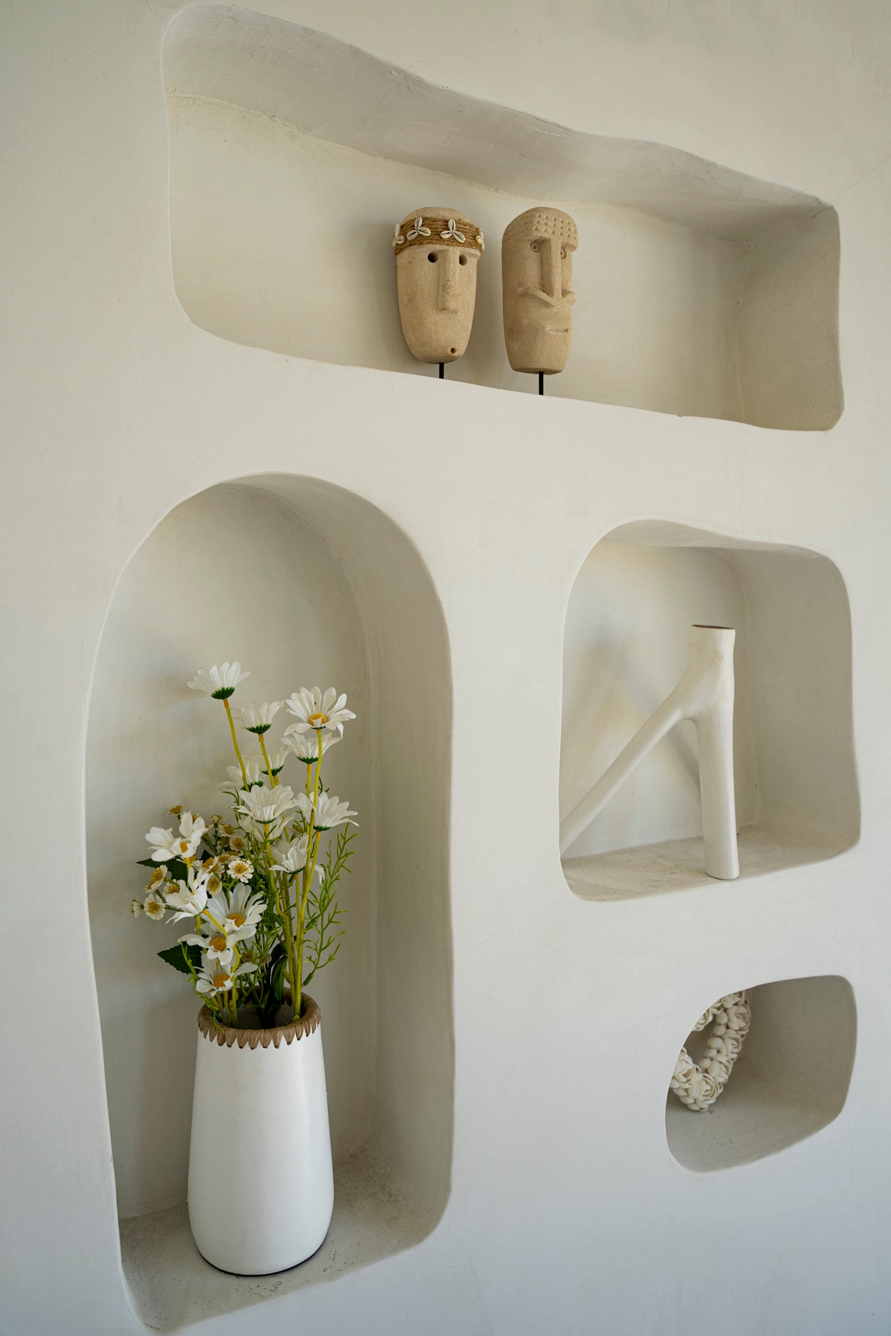 Le Vase Sneaky - Blanc Naturel - S