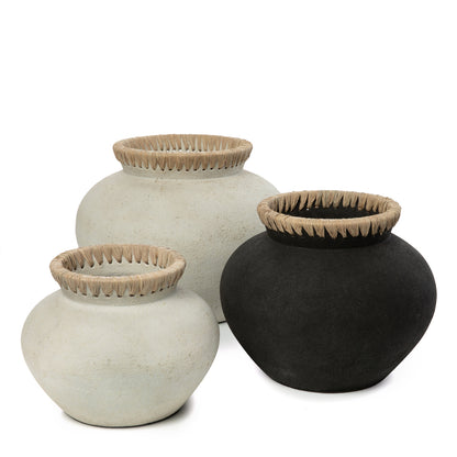 Le Vase Styly - Noir Naturel - M