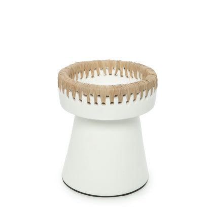 Le Bougeoir Pretty - Blanc Naturel - M