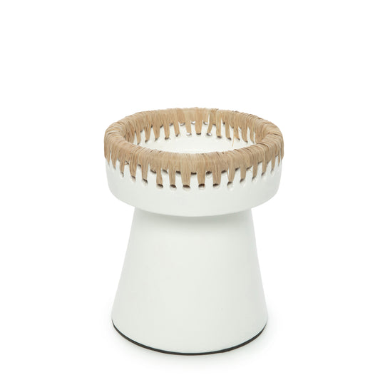 Le Bougeoir Pretty - Blanc Naturel - M
