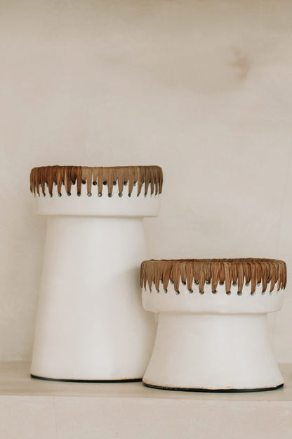 Le Bougeoir Pretty - Blanc Naturel - S
