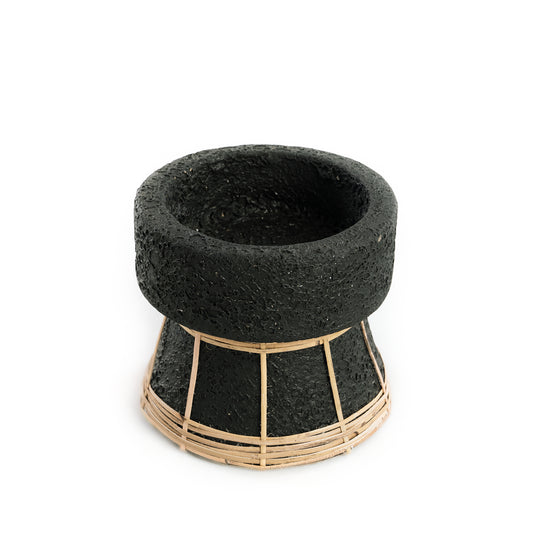 Le Bougeoir Serene - Noir Naturel - S