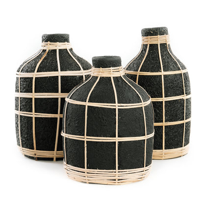 Le Vase Whoopy - Noir Naturel - S