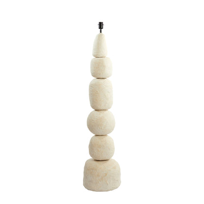 Lampadaire Orka - crème - Ø30x135 cm