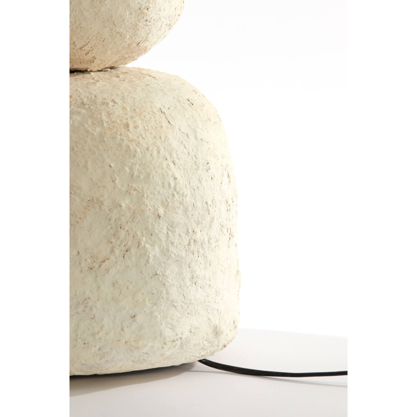 Lampadaire Orka - crème - Ø30x135 cm