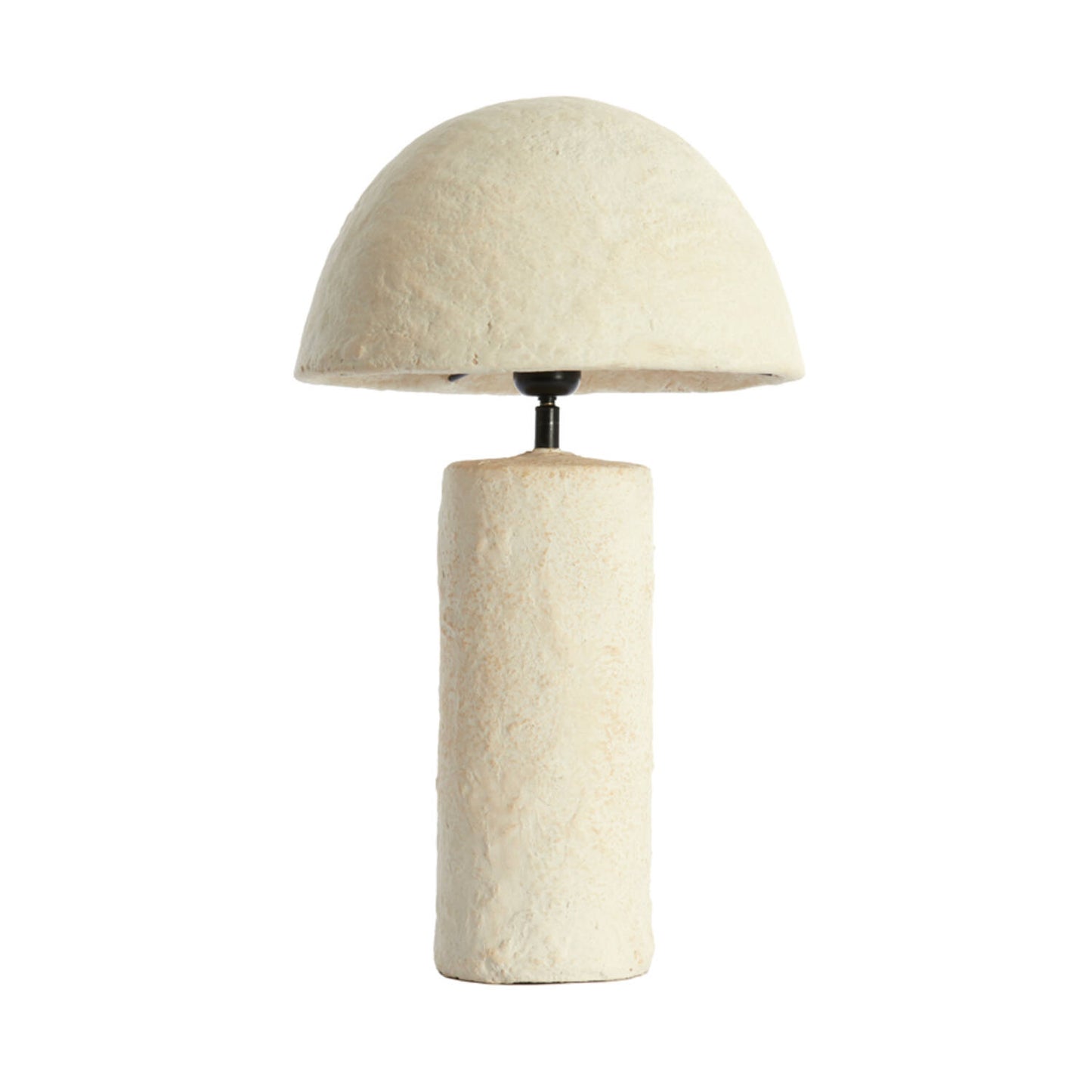Lampe Lumia - champignon papier maché crème - Ø30x48 cm