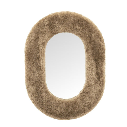 Miroir Cozy Bouclette - Taupe