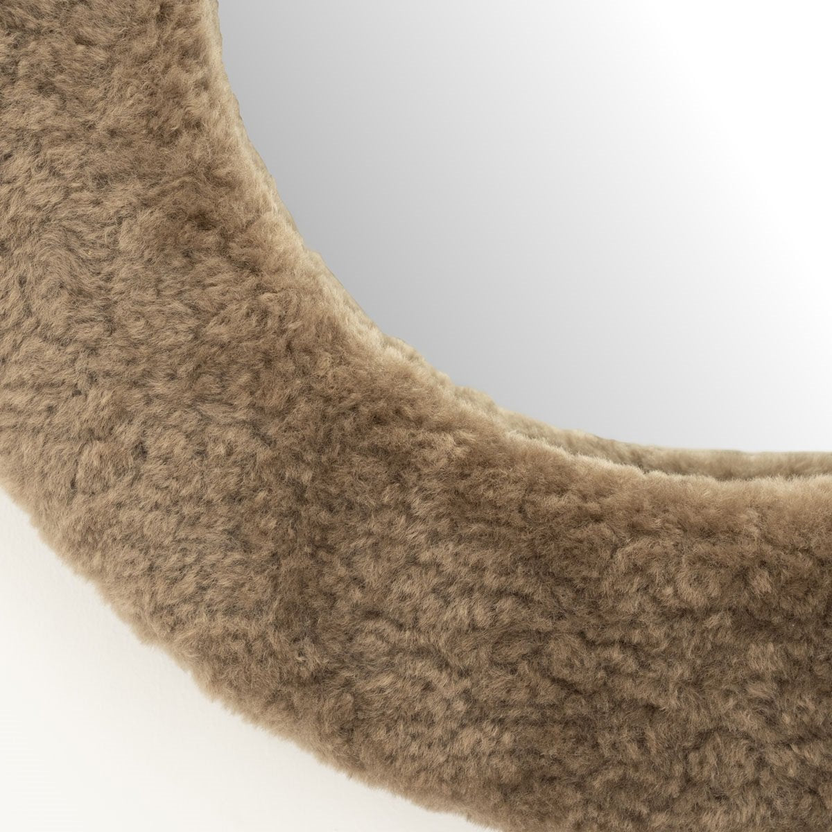 Miroir Cozy Bouclette - Taupe
