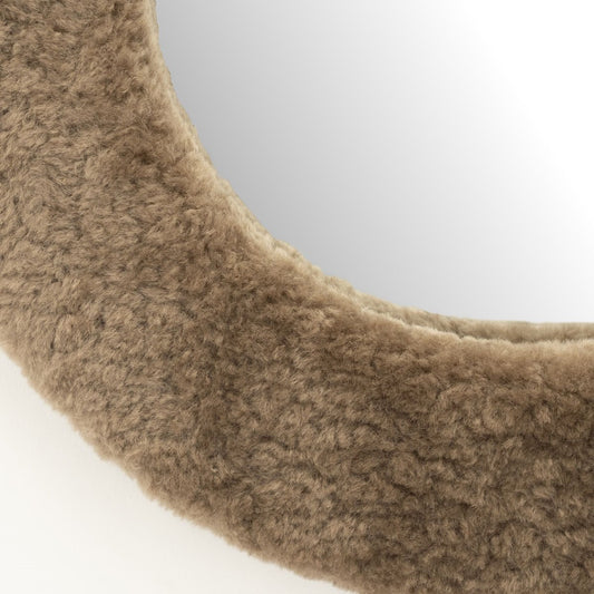 Miroir Cozy Bouclette - Taupe