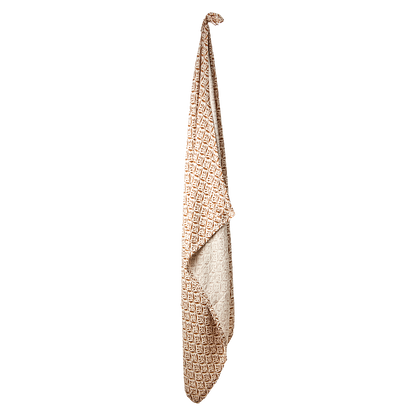 Nappe Elsa - Ivoire et Moutarde - Coton