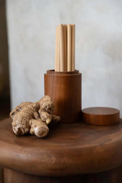 Pailles Écologiques en Bambou – Coffret de 10 + Goupillon