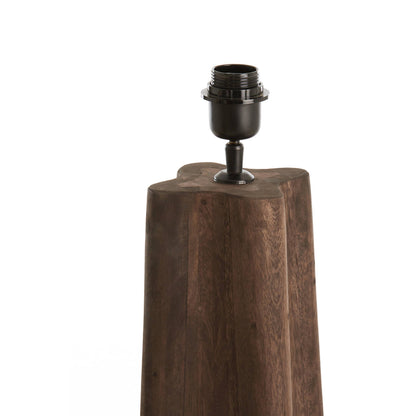 Pied de lampadaire Navor - bois brun - Ø23x125 cm