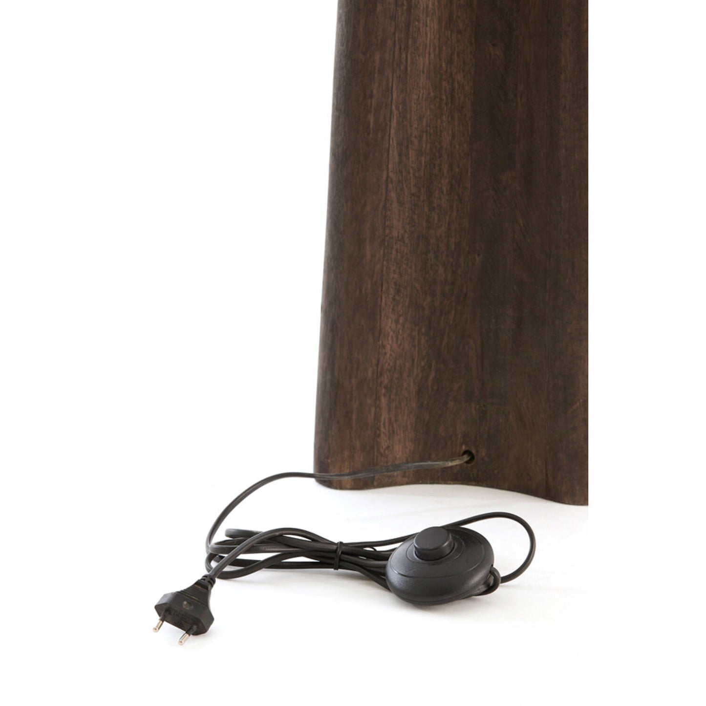 Pied de lampadaire Navor - bois brun - Ø23x125 cm