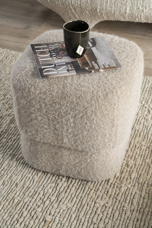 Pouf Cocoon Beige Clair