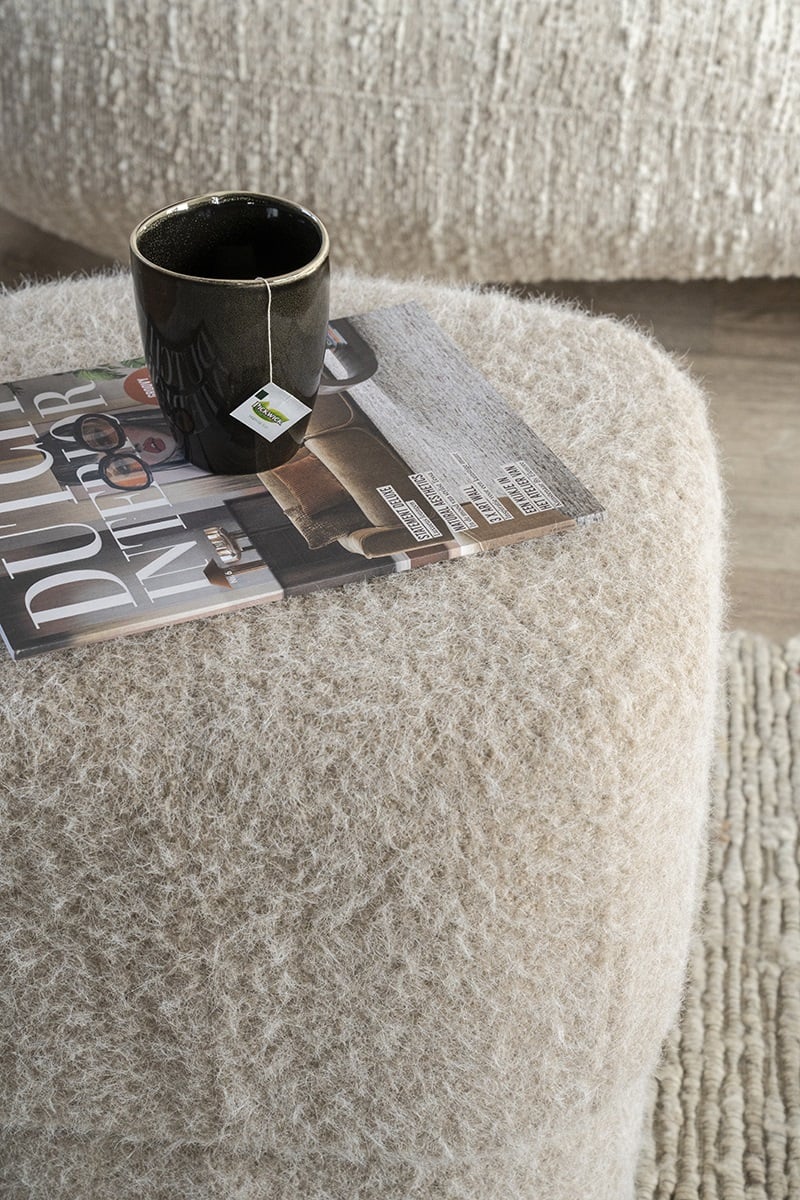Pouf Cocoon Beige Clair