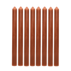 Lot de 2 bougies tiges - paraffine - Canelle