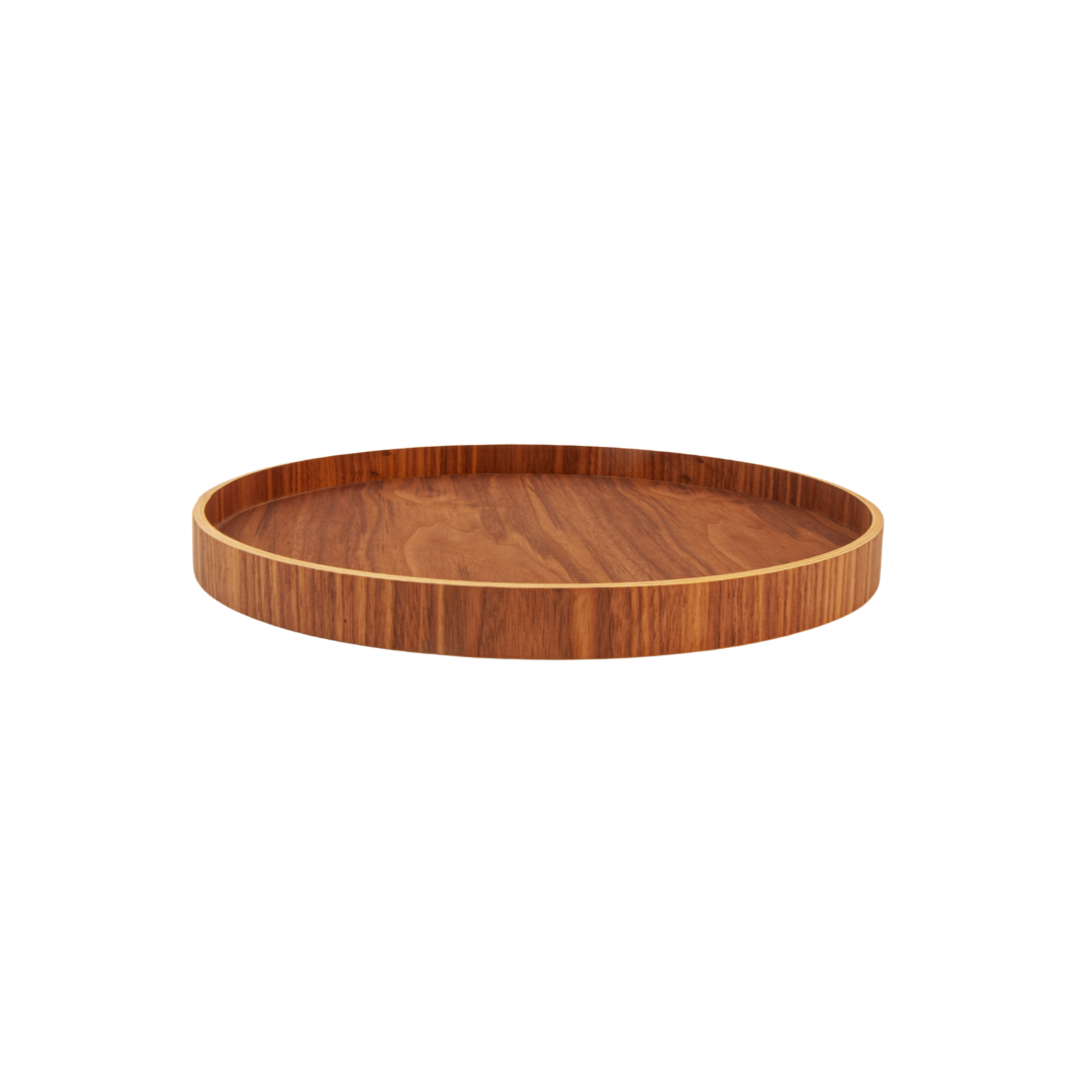Plateau Round D35 Walnut