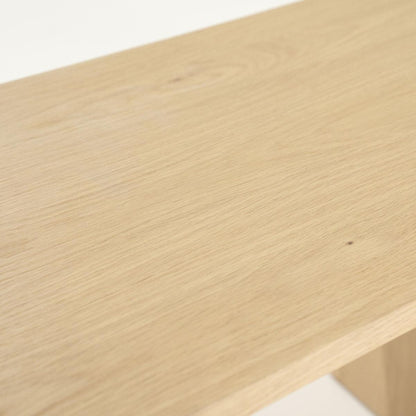 Set de 2 tables basses Lagon – Chêne naturel – 140×70×32cm / 84×39×39cm - Précommande
