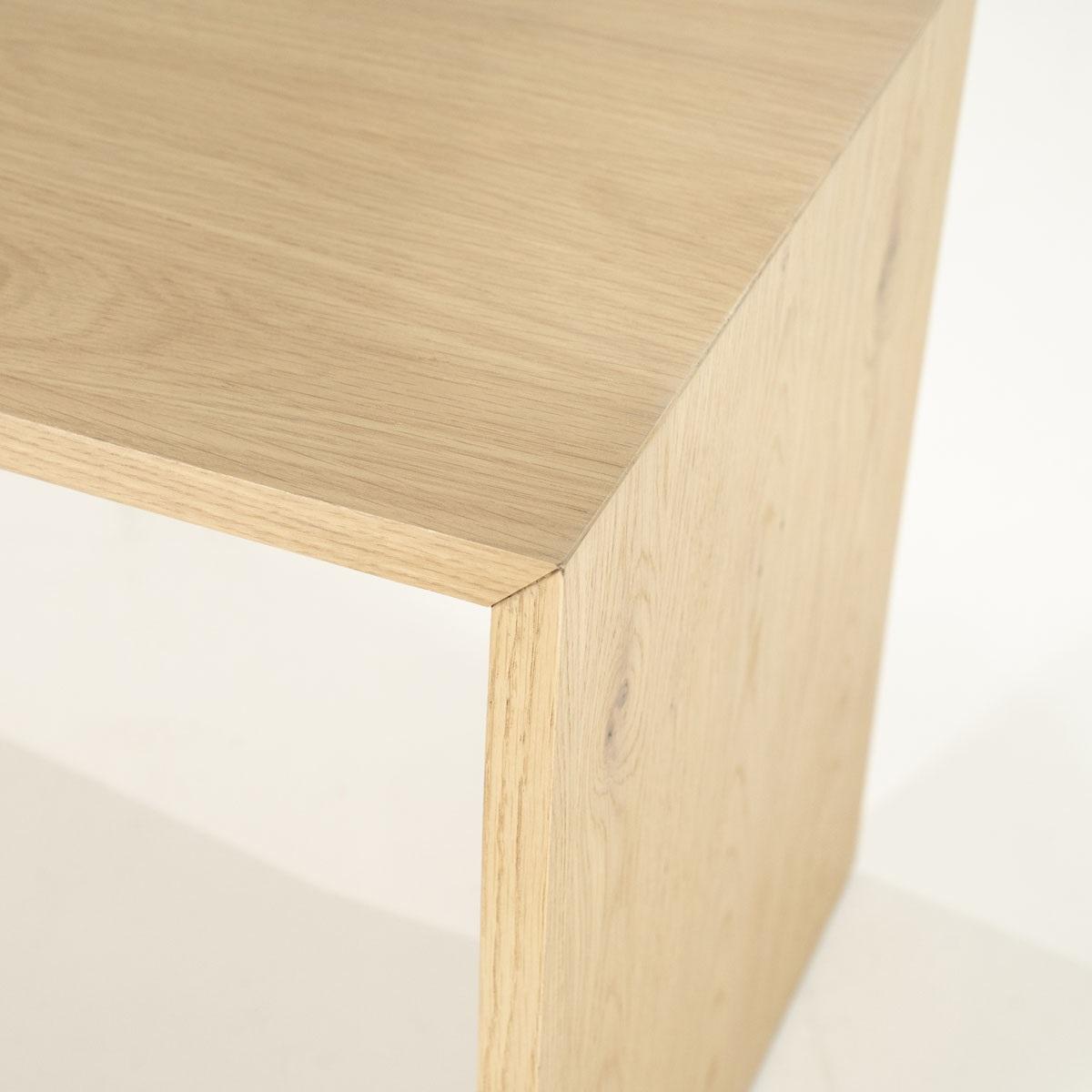Set de 2 tables basses Lagon – Chêne naturel – 140×70×32cm / 84×39×39cm - Précommande