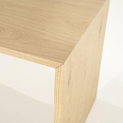 Set de 2 tables basses Lagon – Chêne naturel – 140×70×32cm / 84×39×39cm - Précommande
