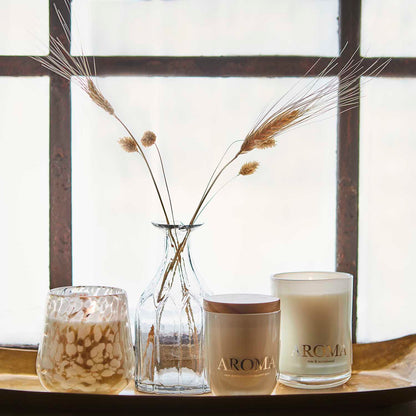 Bougies parfumées Wild en cire de soja - Fresh Linen - Blanc et Doré