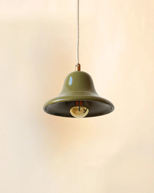 Suspension Gigaro S – Céramique émaillée Romarin – Ø 16 cm - Masamé