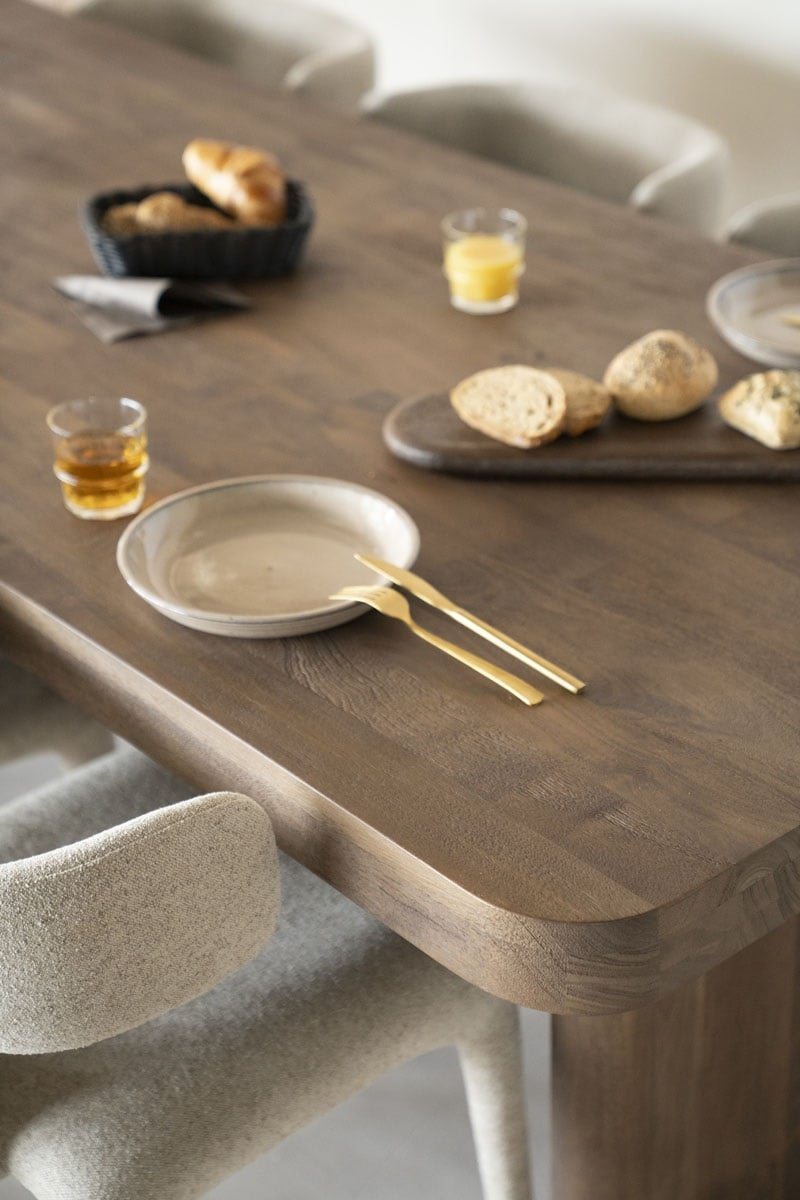 Table Solenne - brun clair