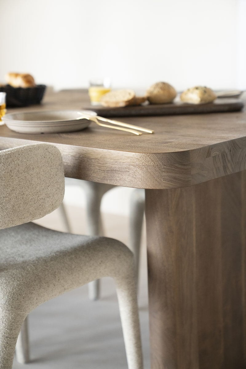 Table Solenne - brun clair