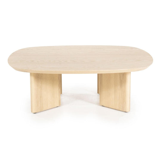 Table basse Galet – Chêne naturel – 100 × 100 × 32 cm - Précommande