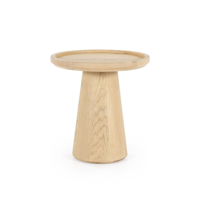 Table basse Oléa - chêne clair  Ø46x49 cm