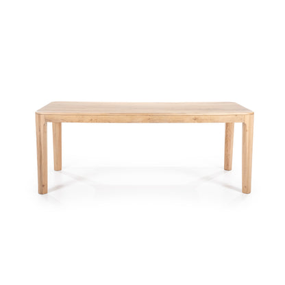 Table à manger Luma - Chêne clair - 200x100x76cm