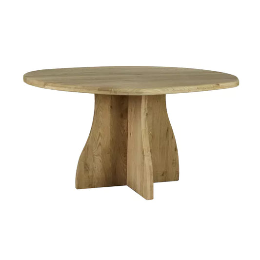 Table à manger Mesa - Chêne naturel - Ø150x76 cm - Pomax - Précommande