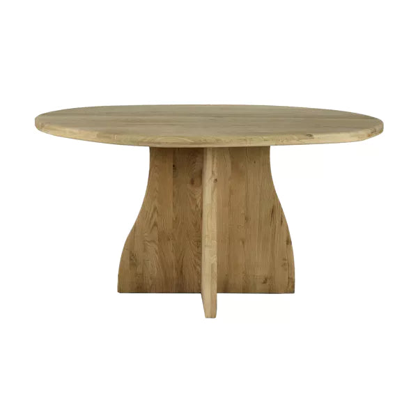 Table à manger Mesa - Chêne naturel - Ø150x76 cm - Pomax - Précommande