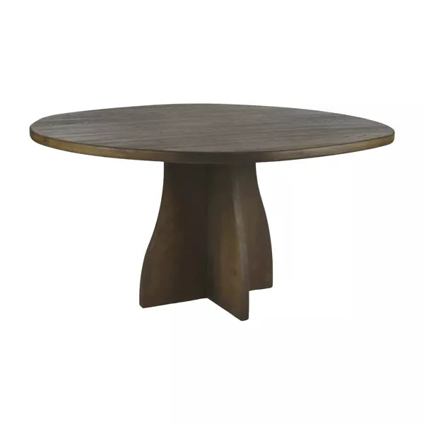 Table à manger Mesa - Chêne noyer - Ø150x76 cm - Pomax - Précommande
