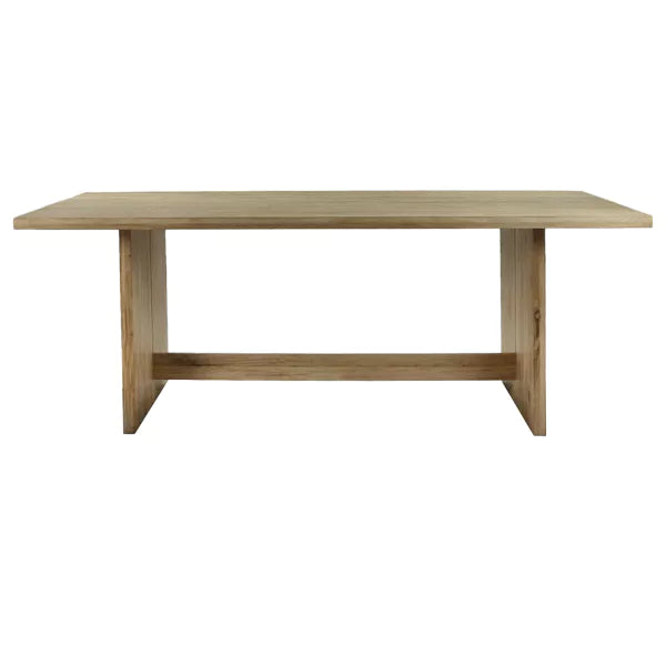 Table à manger Monastery - chêne clair - 240x95x76 cm - Pomax