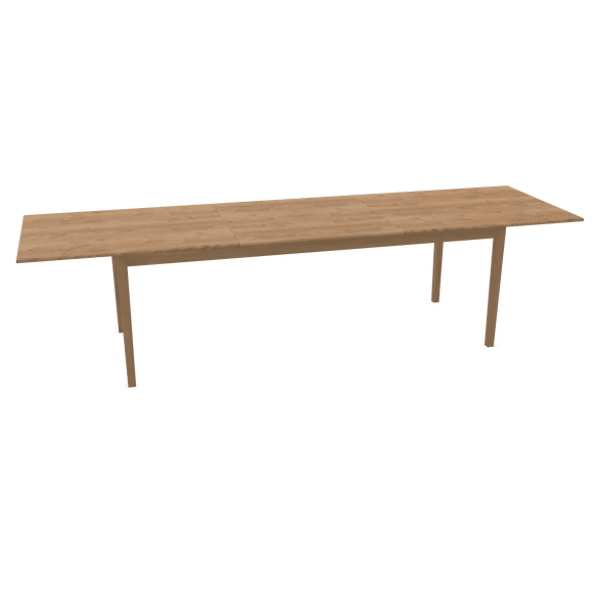 Table à manger extensible Belgian farm - Chêne naturel - 220(300)x90x76 cm - Pomax - Précommande