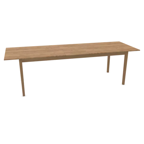 Table à manger extensible Belgian farm - Chêne naturel - 220(300)x90x76 cm - Pomax - Précommande