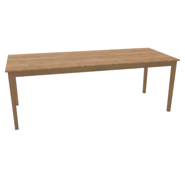 Table à manger extensible Belgian farm - Chêne naturel - 220(300)x90x76 cm - Pomax - Précommande